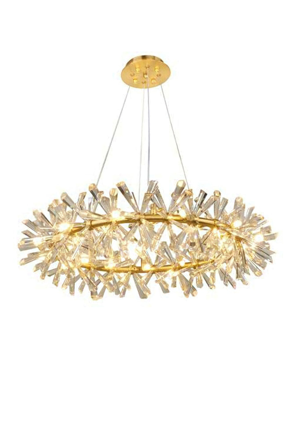 Mira Crystal Ring Chandelier - morylighting