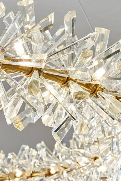 Mira Crystal Ring Chandelier - morylighting