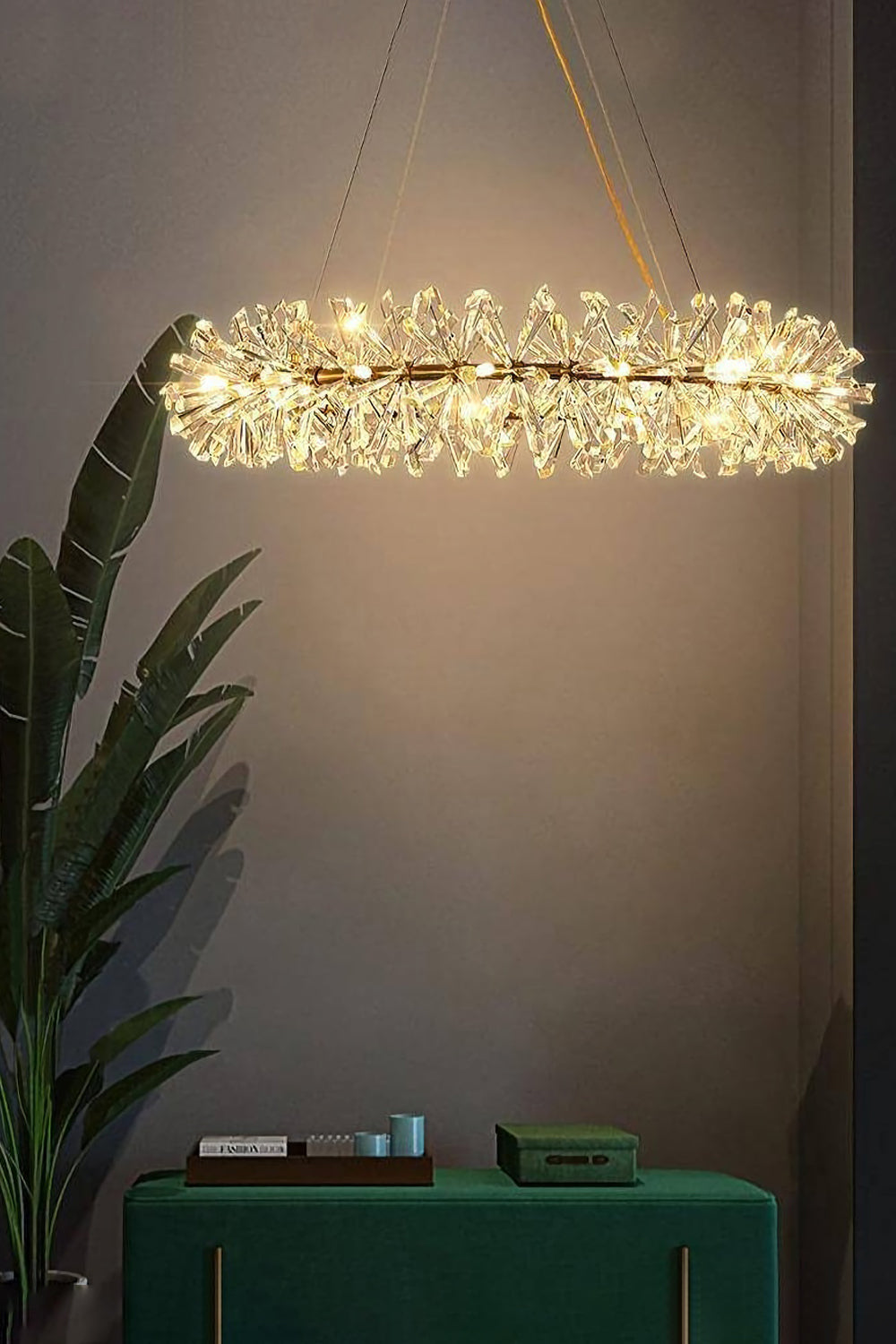 Mira Crystal Ring Chandelier - morylighting