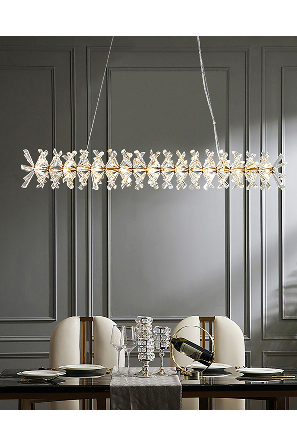 Mira Crystal Ring Chandelier - morylighting