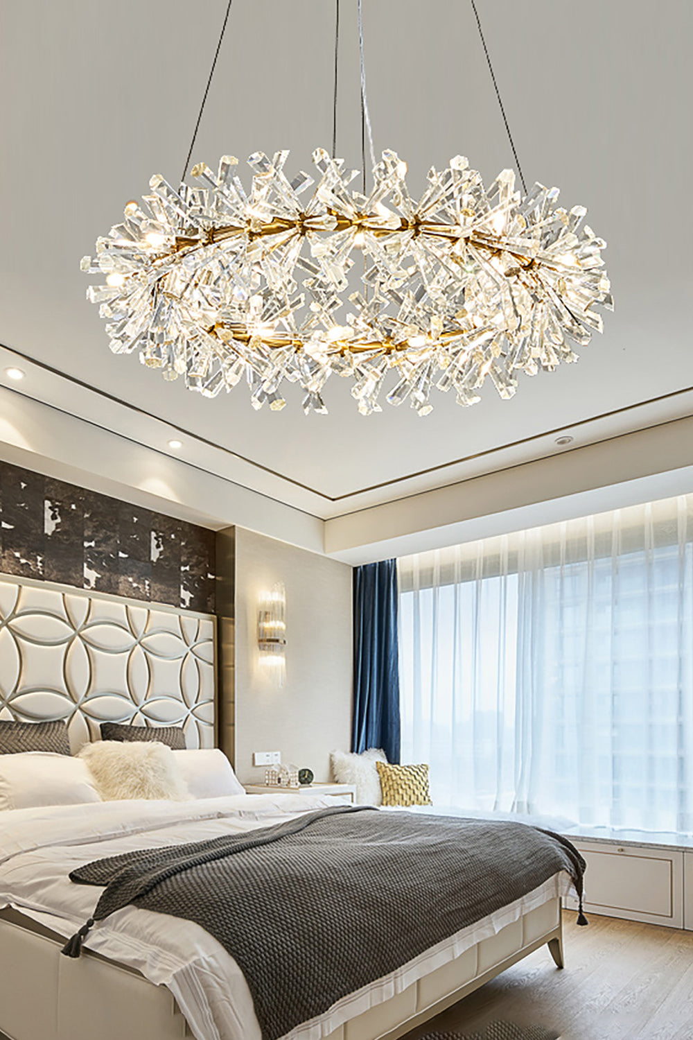 Mira Crystal Ring Chandelier - morylighting