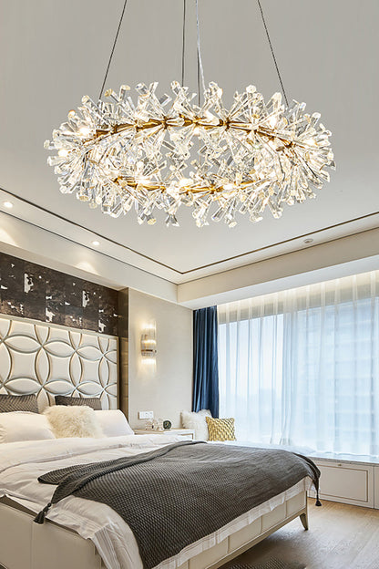 Mira Crystal Ring Chandelier - morylighting