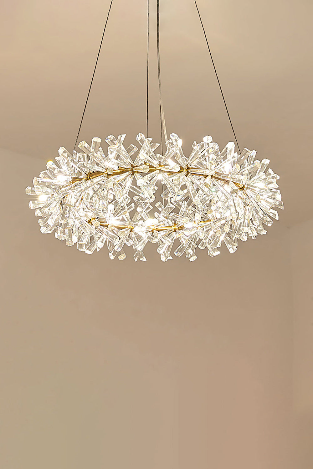 Mira Crystal Ring Chandelier - morylighting