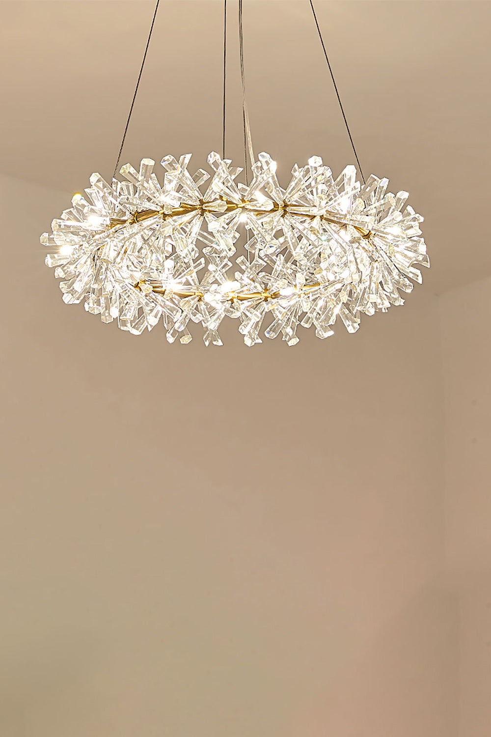 Mira Crystal Ring Chandelier - morylighting