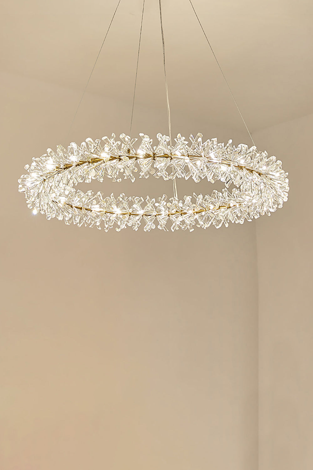 Mira Crystal Ring Chandelier - morylighting