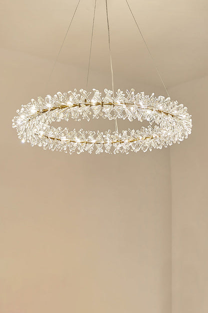 Mira Crystal Ring Chandelier - morylighting