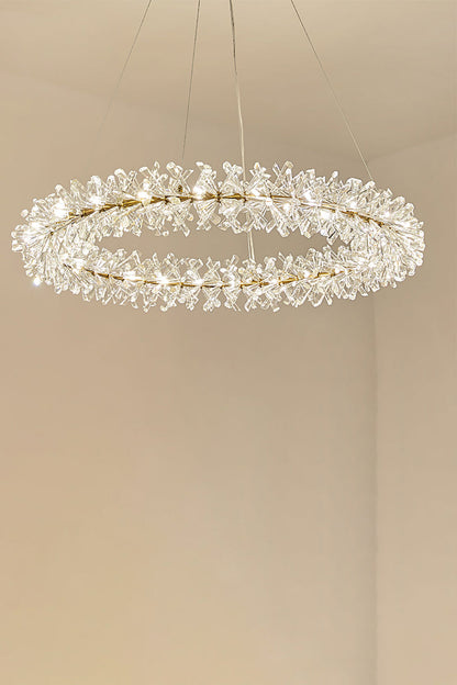 Mira Crystal Ring Chandelier - morylighting