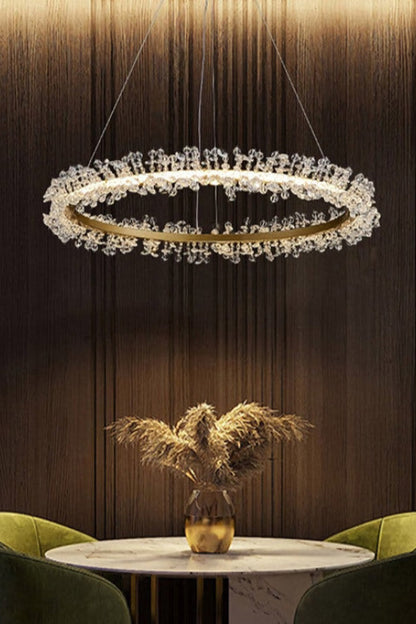 Mira Crystal Ring Chandelier - morylighting