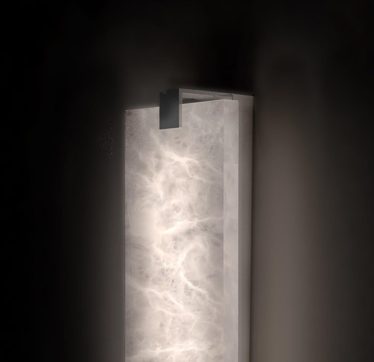 Morylighting Aura Alabaster Wall Sconce - Background Shot