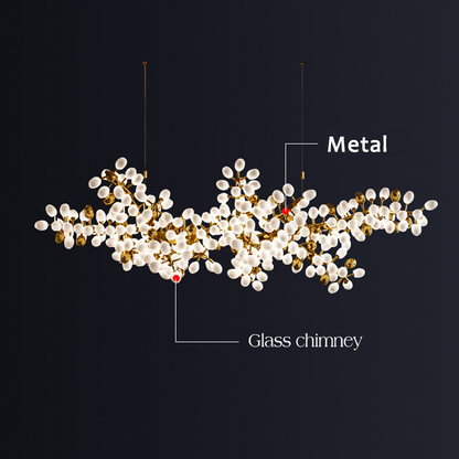 Modern Artistic Linear Elegant Grape Extra Large Chandelier - morylighting