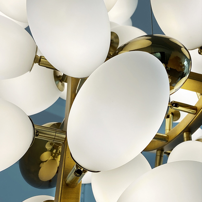 Modern Artistic Linear Elegant Grape Extra Large Chandelier - morylighting