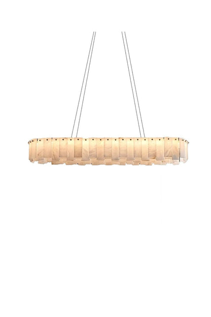 Modern Alabaster Celestial Round Chandelier - view 20 | morylighting