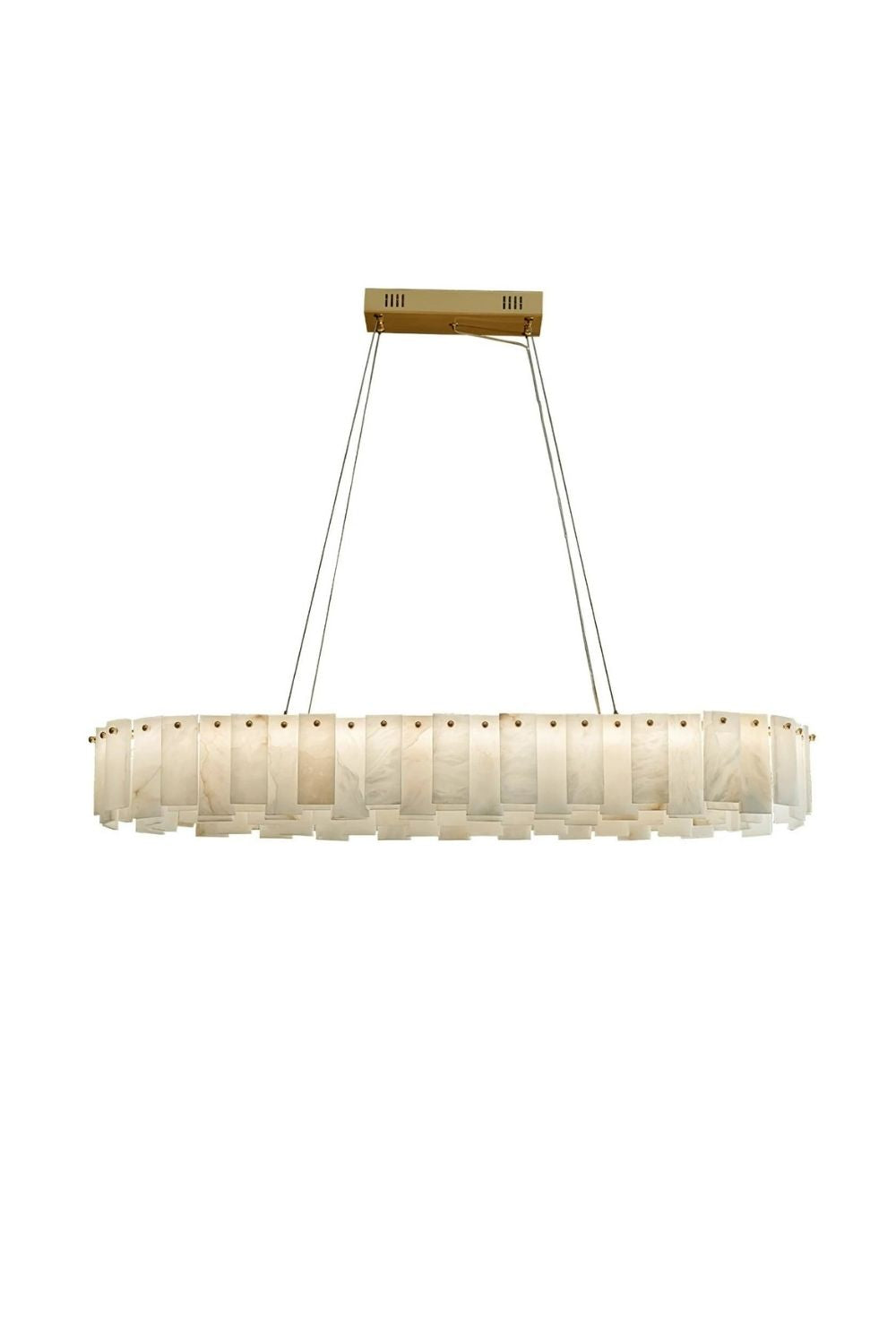 Modern Alabaster Celestial Round Chandelier - view 19 | morylighting