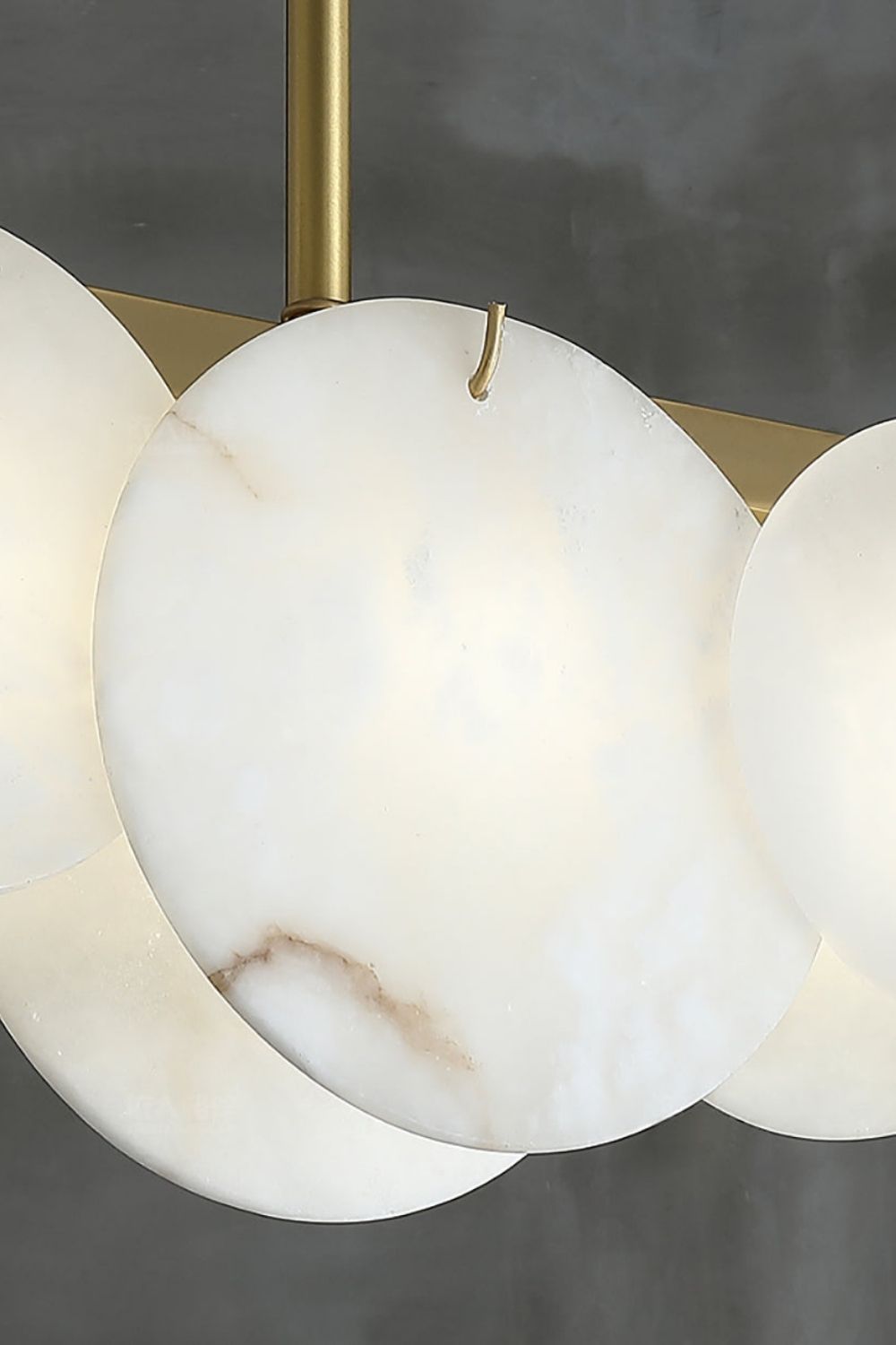 Modern Alabaster Linear Chandelier - view 11 | morylighting