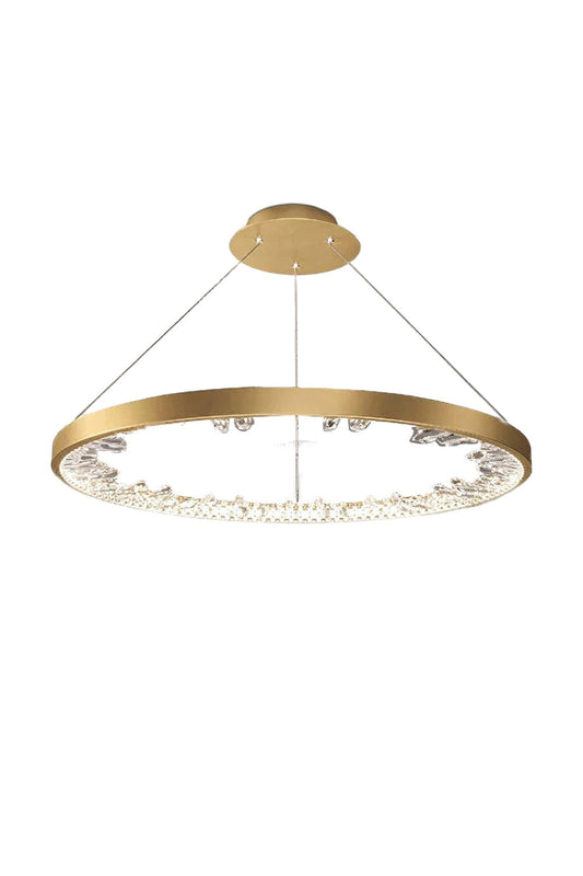 Modern Halo Crystal Ring Chandelier | morylighting