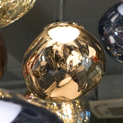 Multi Lava Round Chandelier
