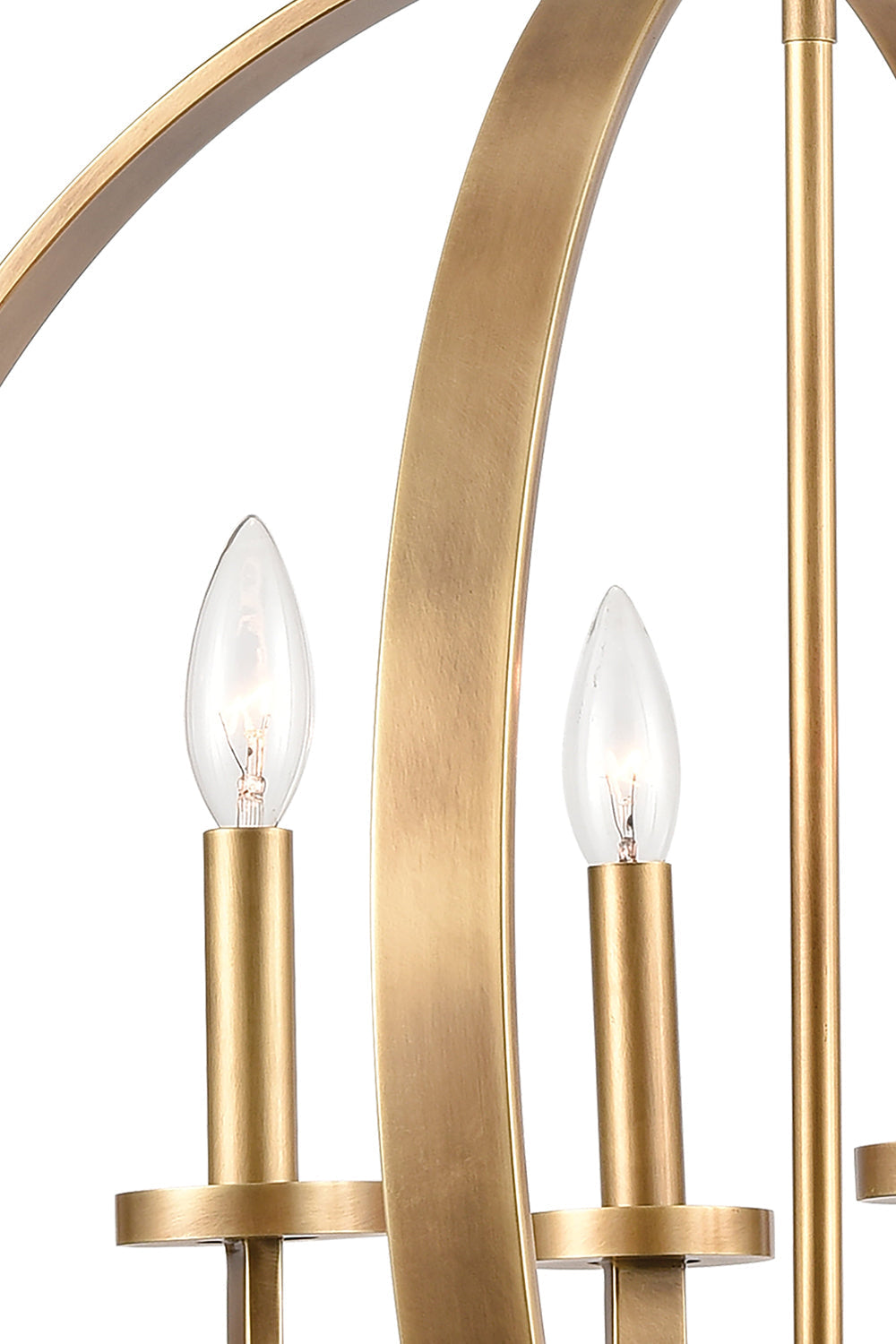 Modern Round Lantern Chandelier - view 14 | morylighting