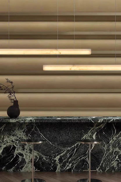 New Chinese Style Simple Natural Marble Chandelier - view 6 | morylighting