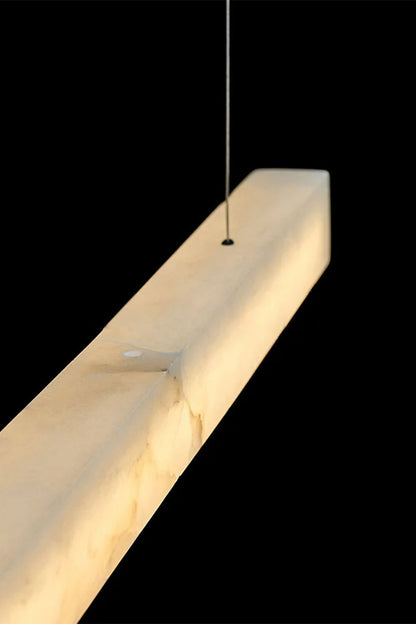 New Chinese Style Simple Natural Marble Chandelier - view 8 | morylighting