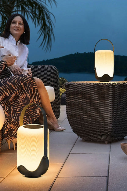 Modern Simple Portable Cylindrical Outdoor Rechargeable Table Lamp - view 13 | morylighting