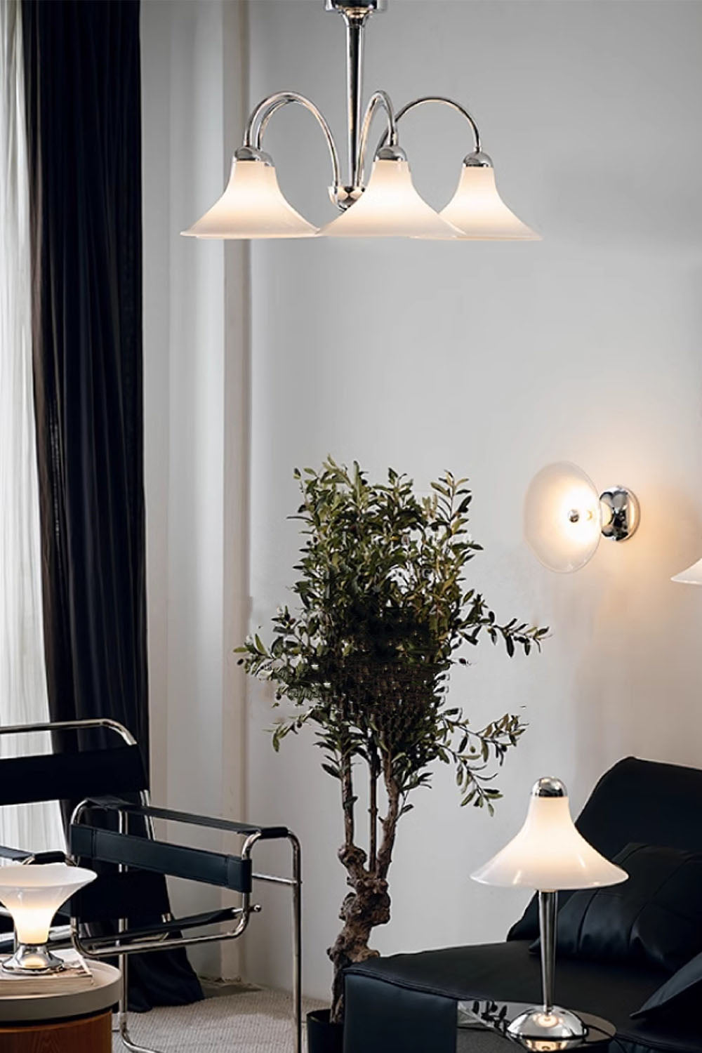 Modern Trumpet Glass Chandelier - view 6 | morylighting