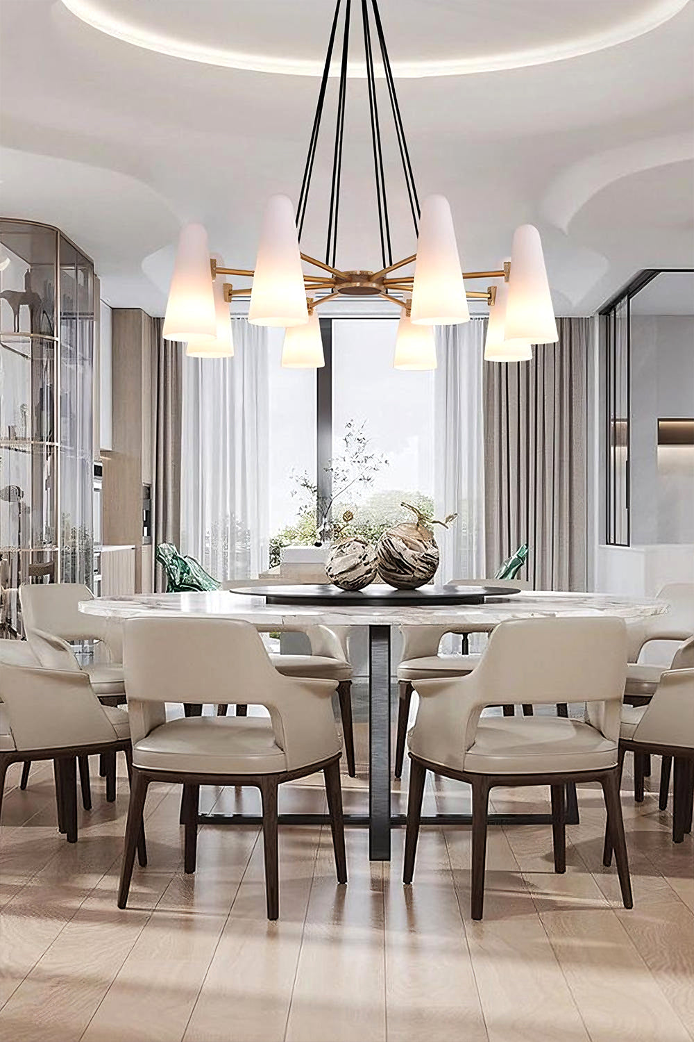 Montfaucon Chandelier - view 4 | morylighting
