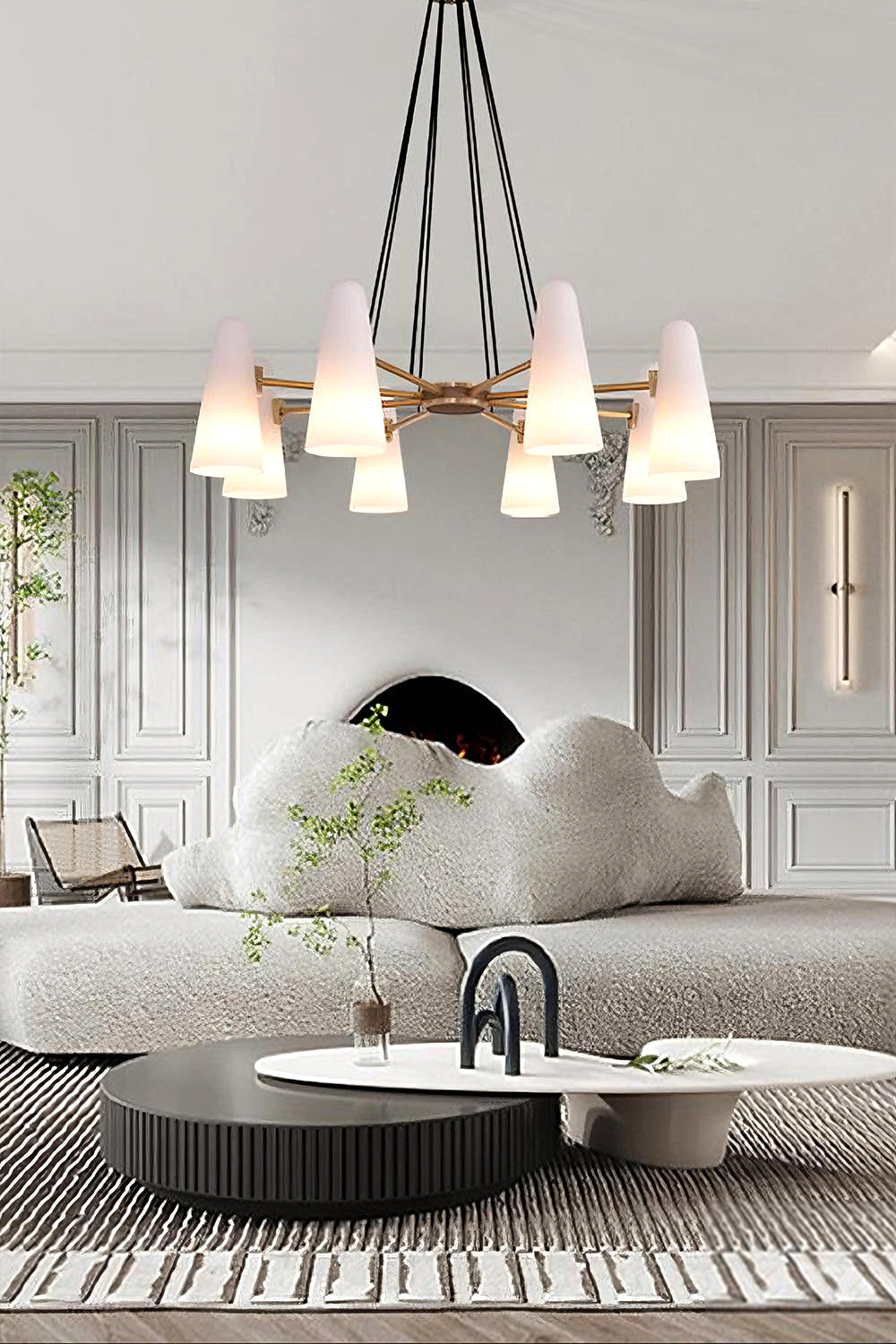Montfaucon Chandelier - view 2 | morylighting