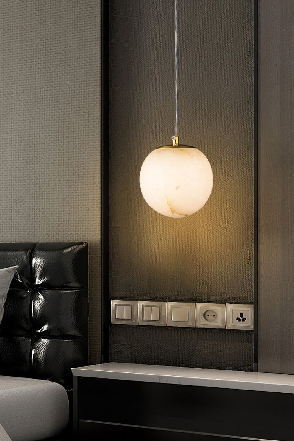 Moon Alabaster Pendant Lamp - morylighting