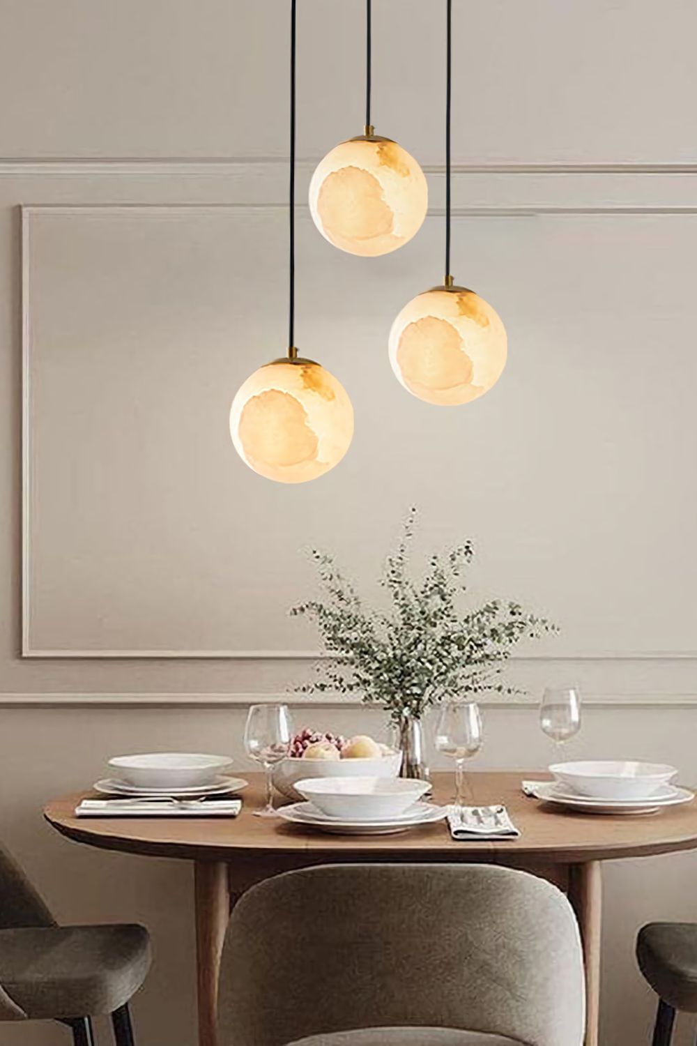 Moon Alabaster Pendant Lamp - morylighting