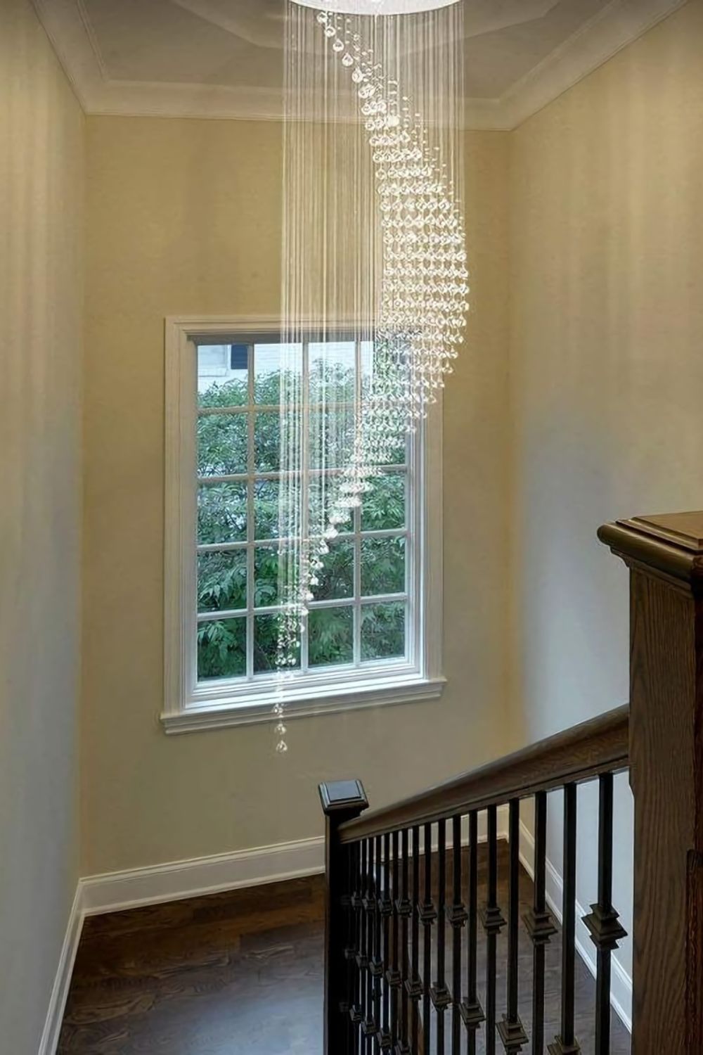 Moon Shaped Curved Crystal Chandelier - morylighting