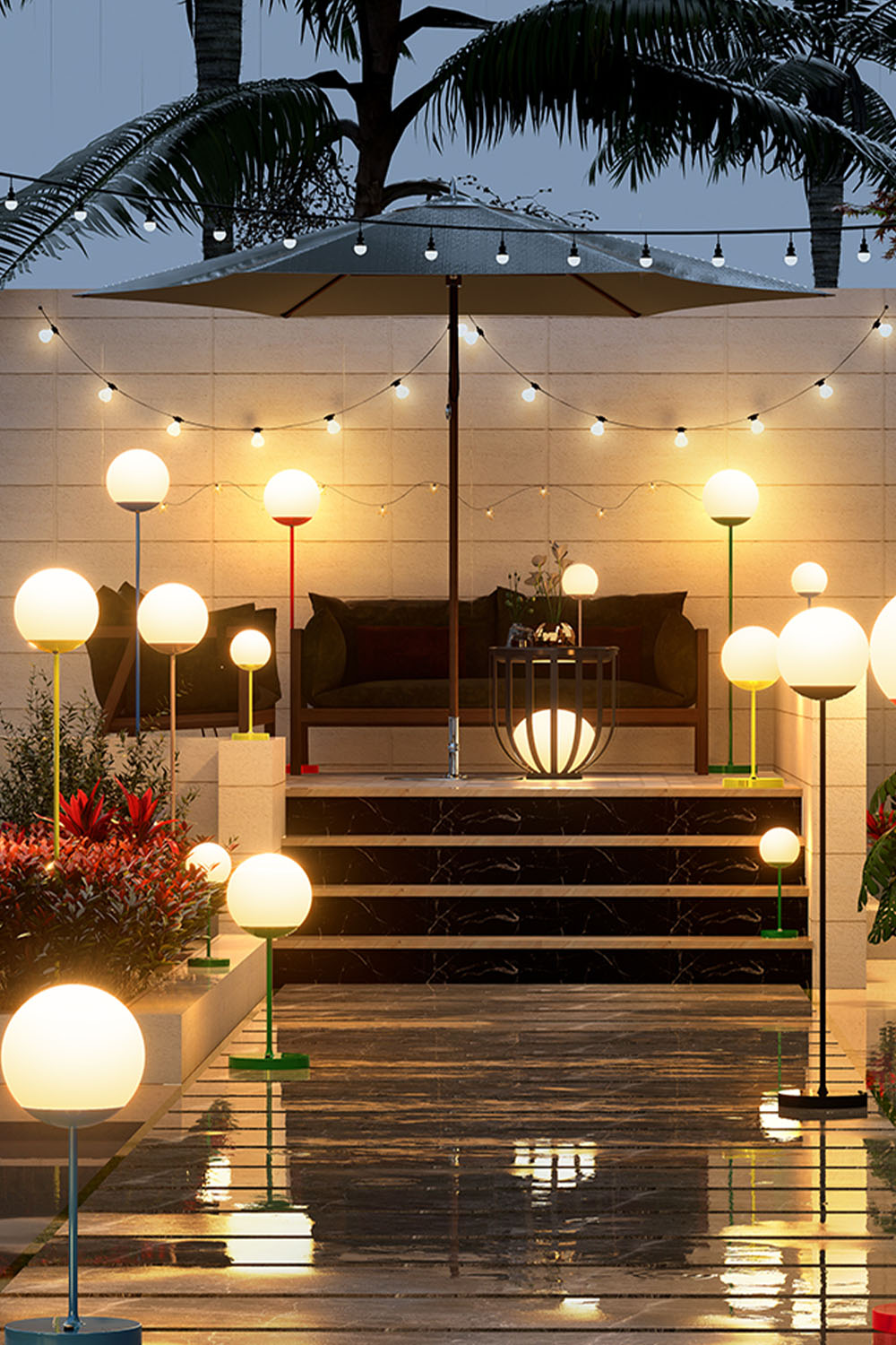 Mooon Outdoor Rechargeable Floor Lamp - view 20 | morylighting