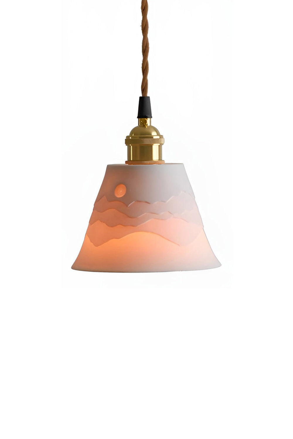 Mountains Shadow Ceramic Pendant Lamp - morylighting