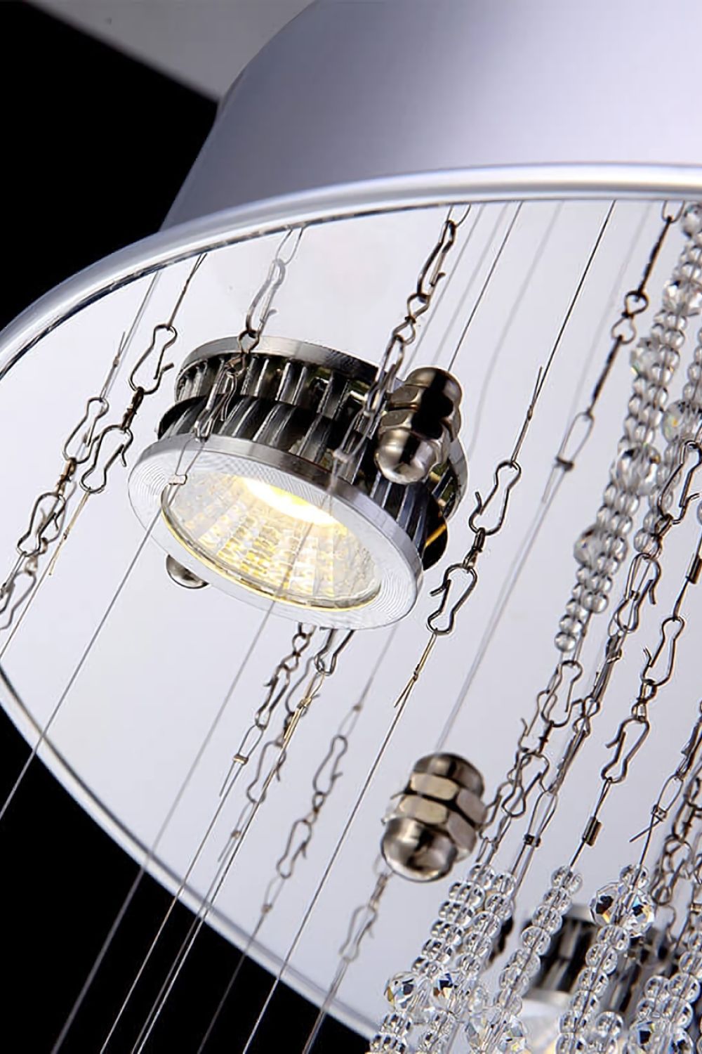 Multi-Balls Chrome Crystal Chandelier - morylighting