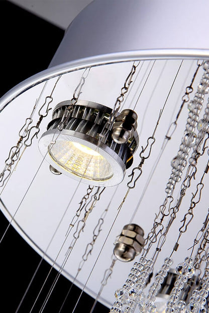 Multi-Balls Chrome Crystal Chandelier - morylighting