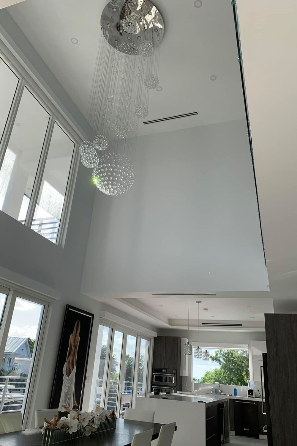 Multi-Balls Chrome Crystal Chandelier - morylighting