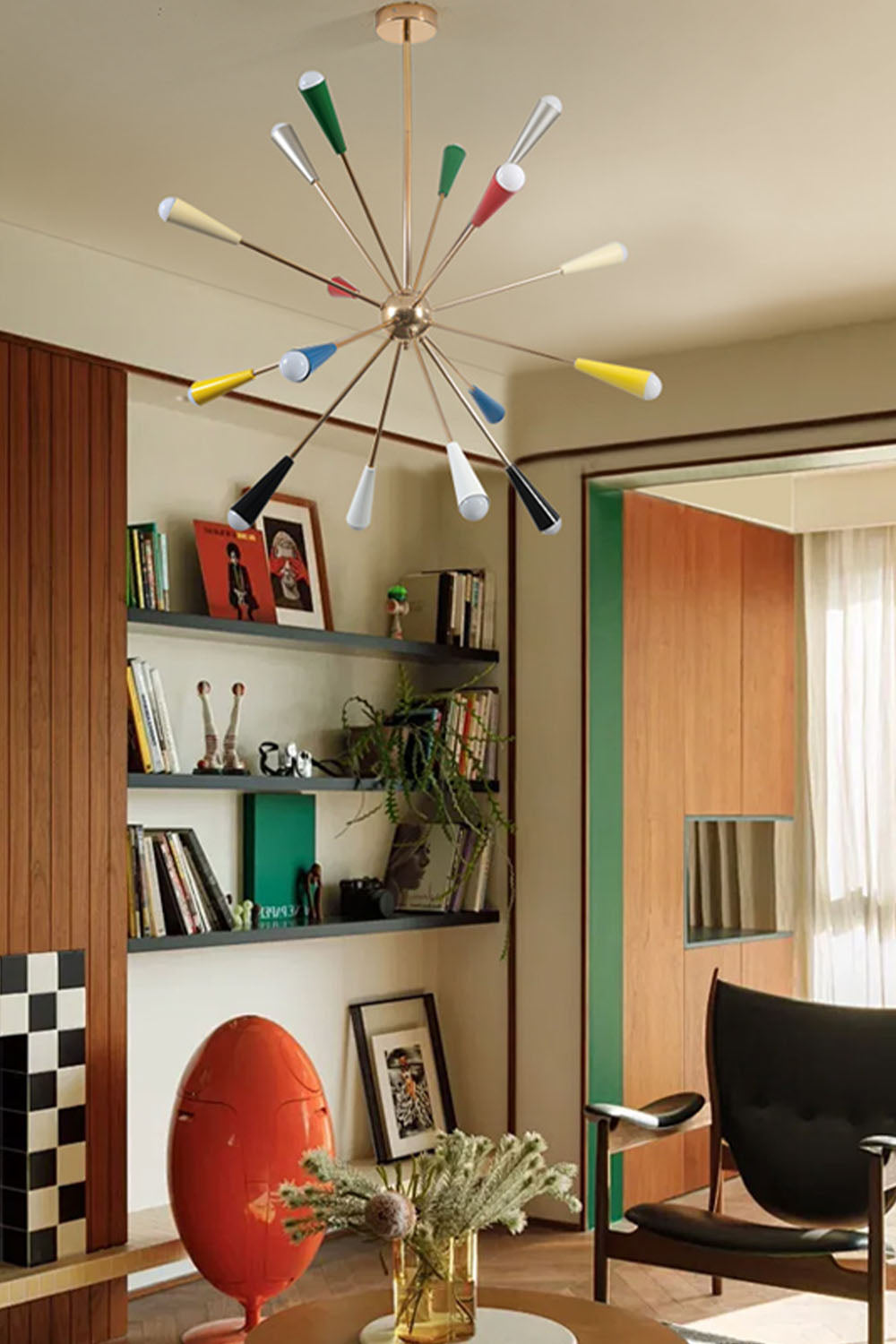 Multi-color Fireworks Chandelier - view 6 | morylighting