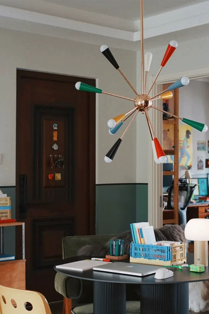 Multi-color Fireworks Chandelier - view 9 | morylighting