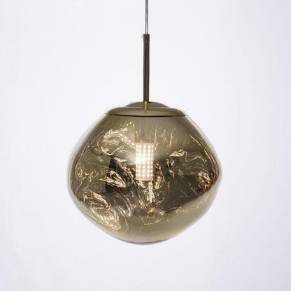 Multi Lava Round Chandelier