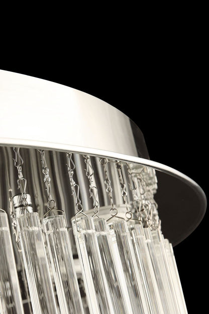 Multi Layers Round Raindrop Chandelier - morylighting