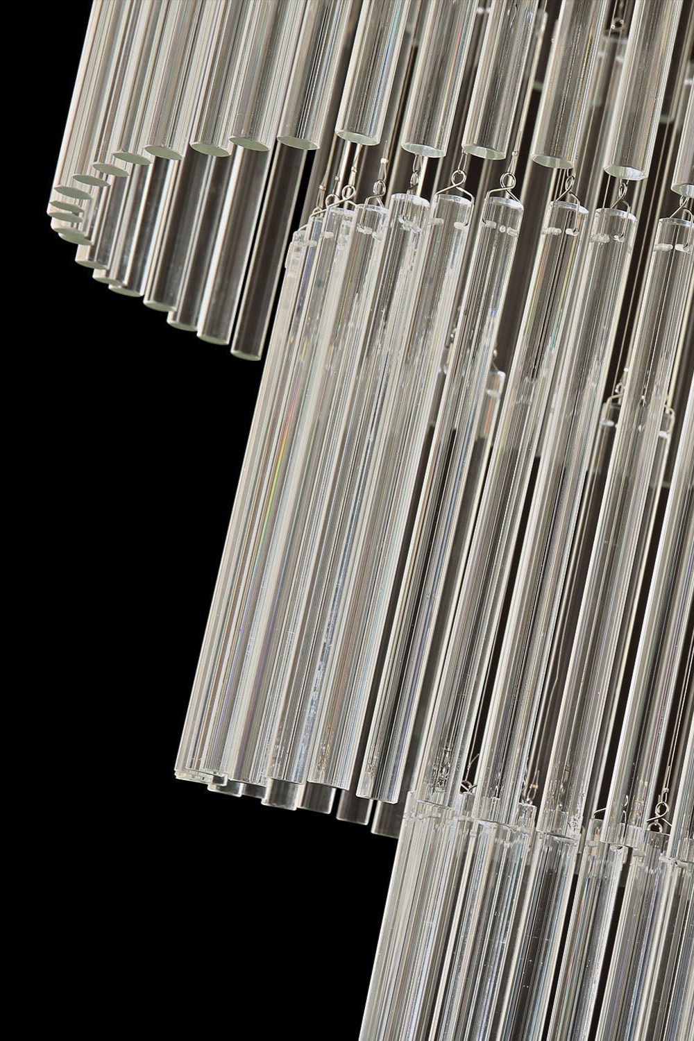 Multi Layers Round Raindrop Chandelier - morylighting