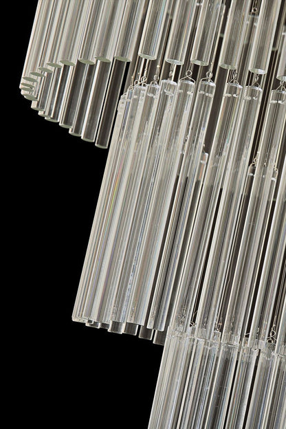 Multi Layers Round Raindrop Chandelier - morylighting