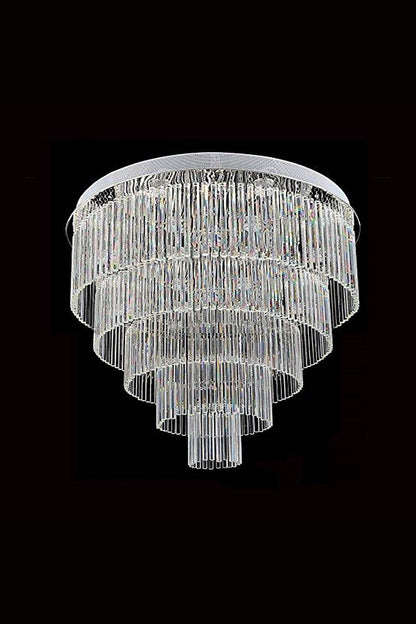 Multi Layers Round Raindrop Chandelier - morylighting