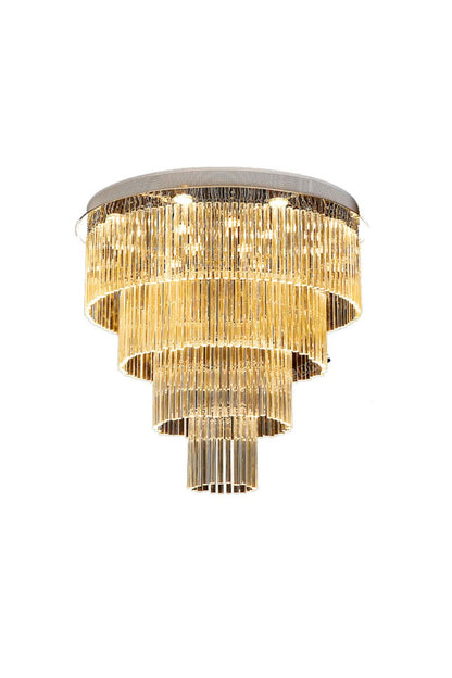 Multi Layers Round Raindrop Chandelier - morylighting