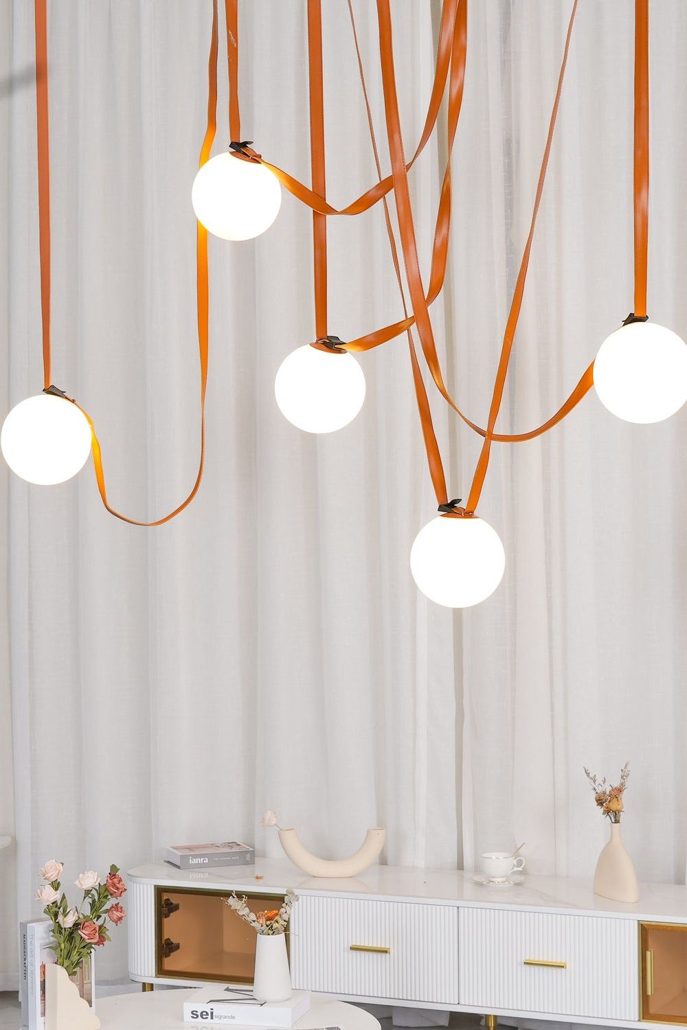 Multiple Belt Art Pendant Light - morylighting