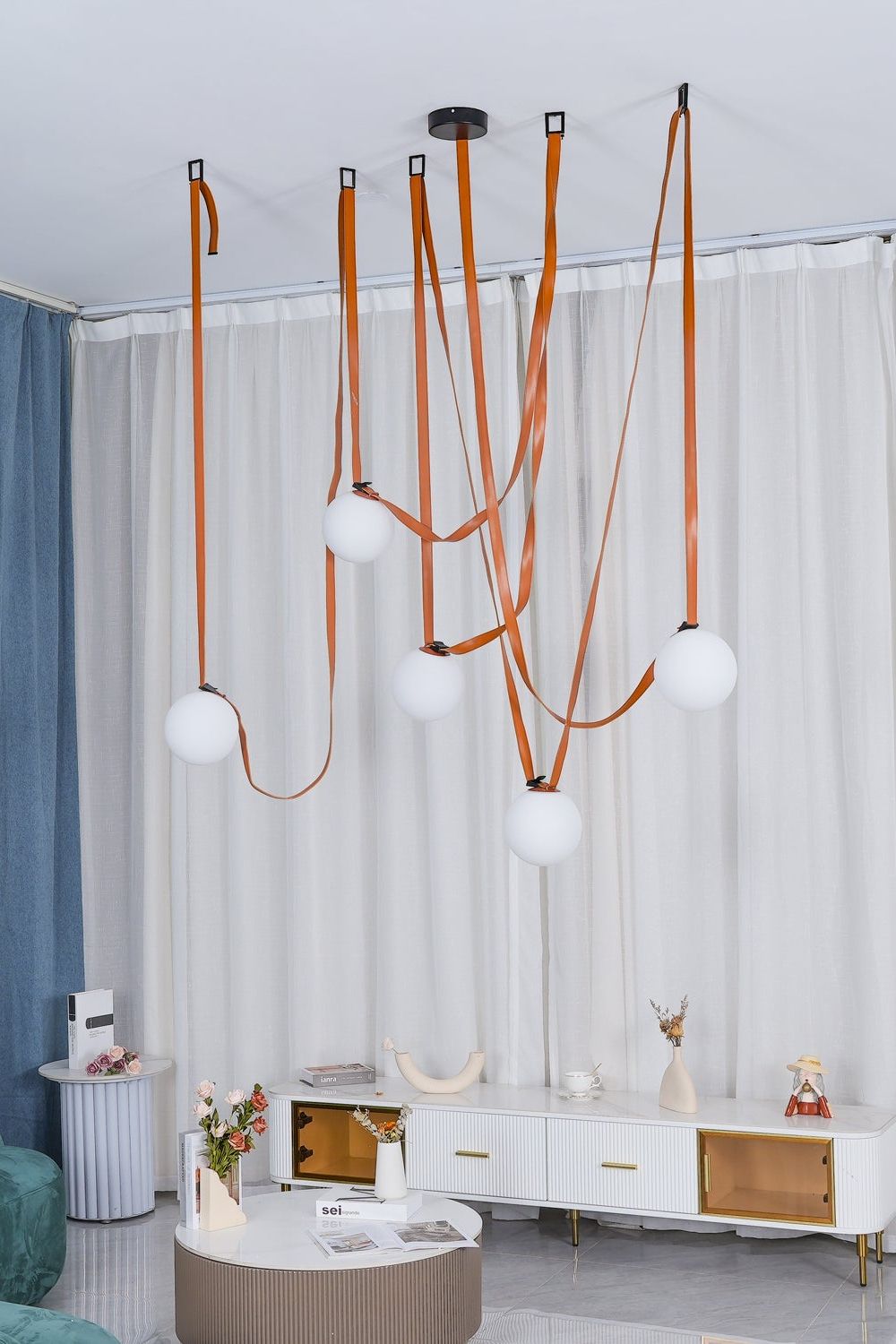 Multiple Belt Art Pendant Light - morylighting