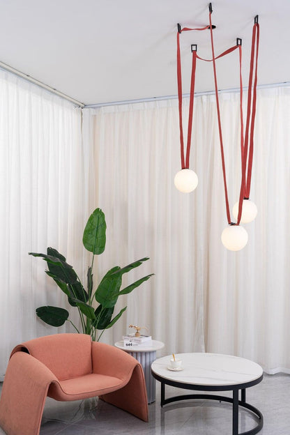 Multiple Belt Art Pendant Light - morylighting