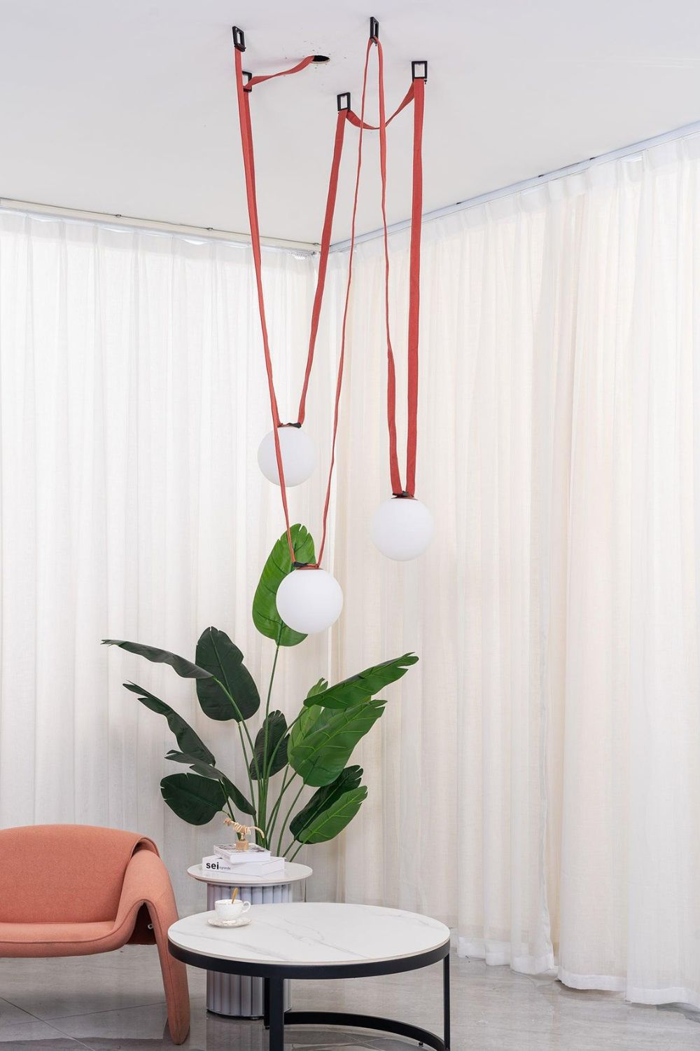 Multiple Belt Art Pendant Light - morylighting