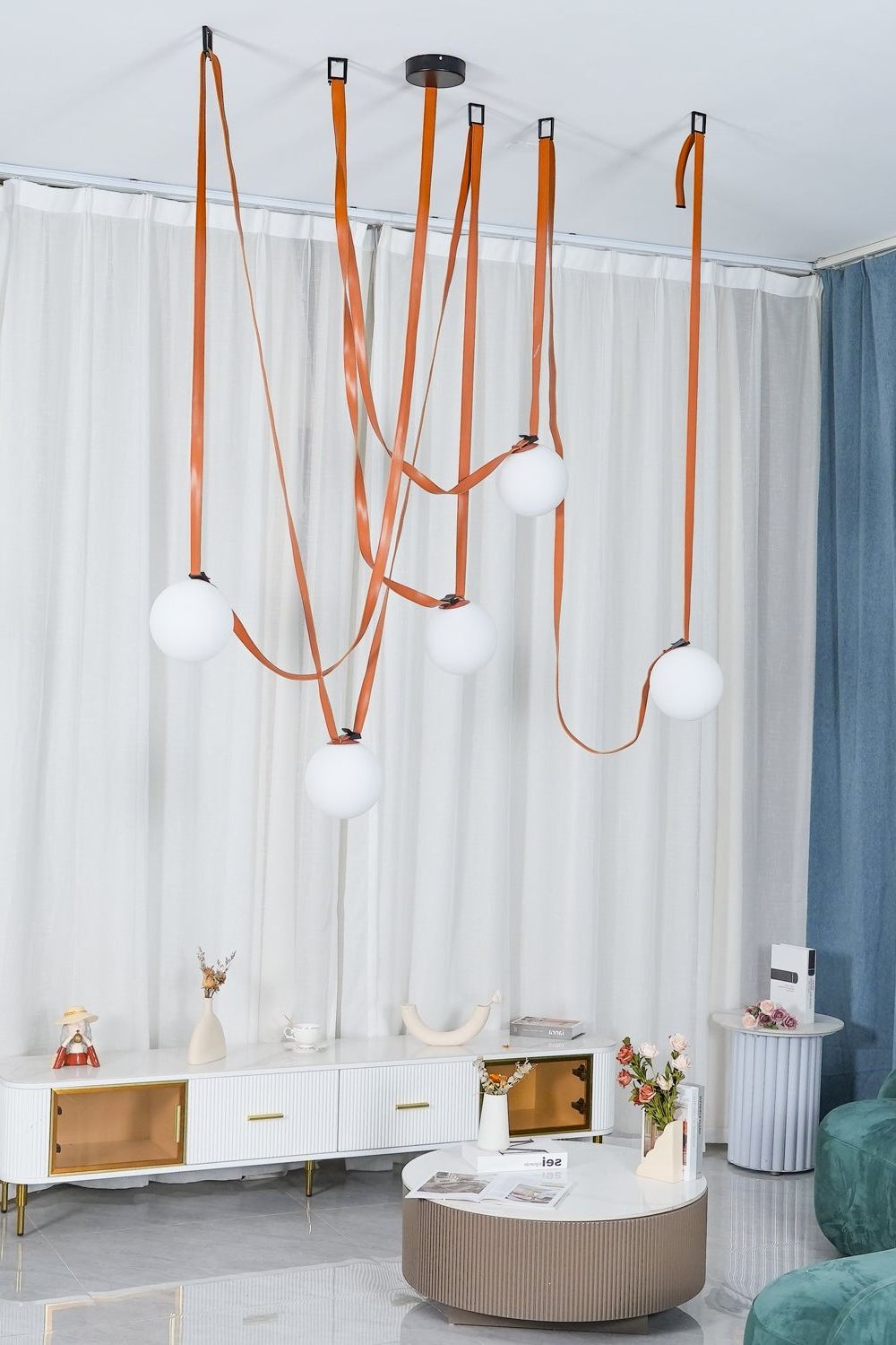 Multiple Belt Art Pendant Light - morylighting
