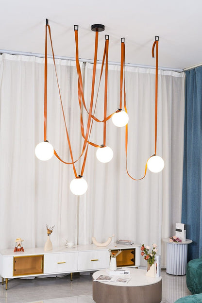 Multiple Belt Art Pendant Light - morylighting