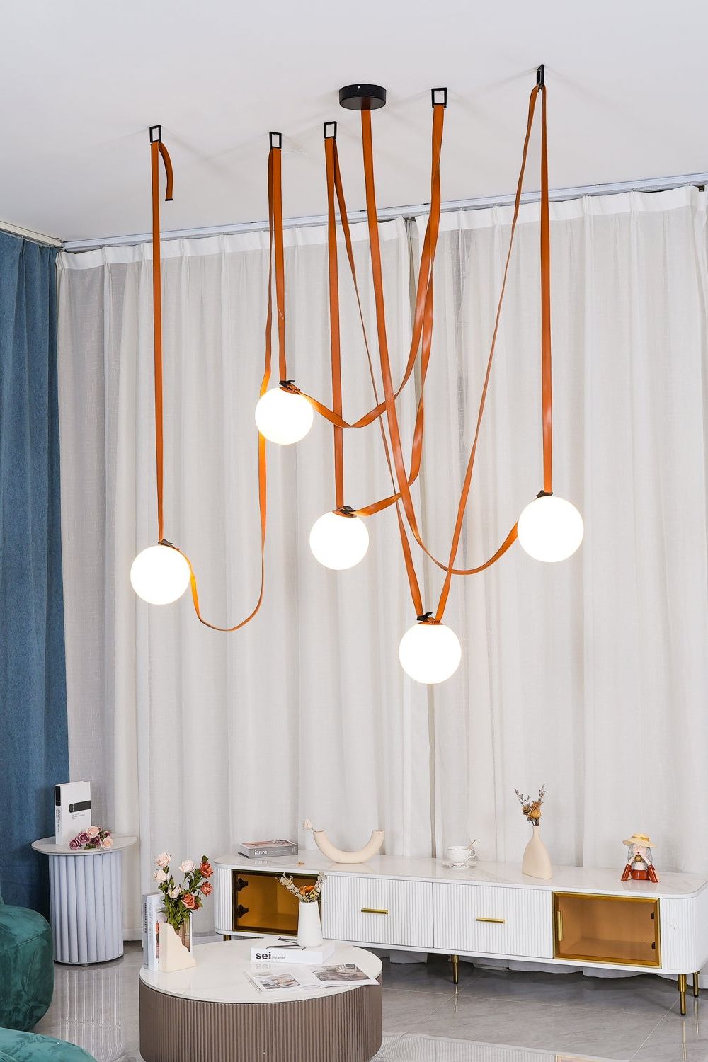 Multiple Belt Art Pendant Light - morylighting